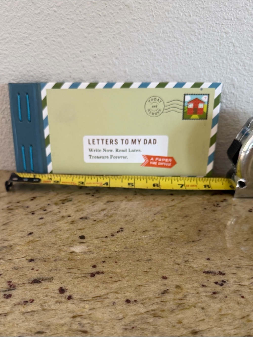 Letters To My Dad Keepsake Book - Green and Blue